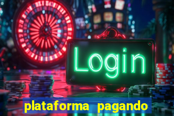 plataforma pagando bonus no cadastro